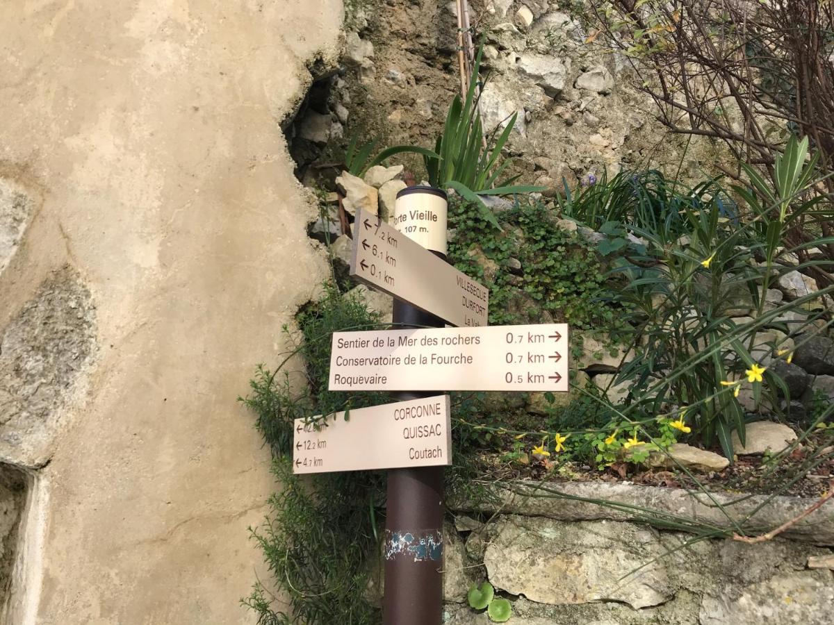 Charmant Logis Dans La Catiche De Loutre, Maison Medievale Sauve エクステリア 写真